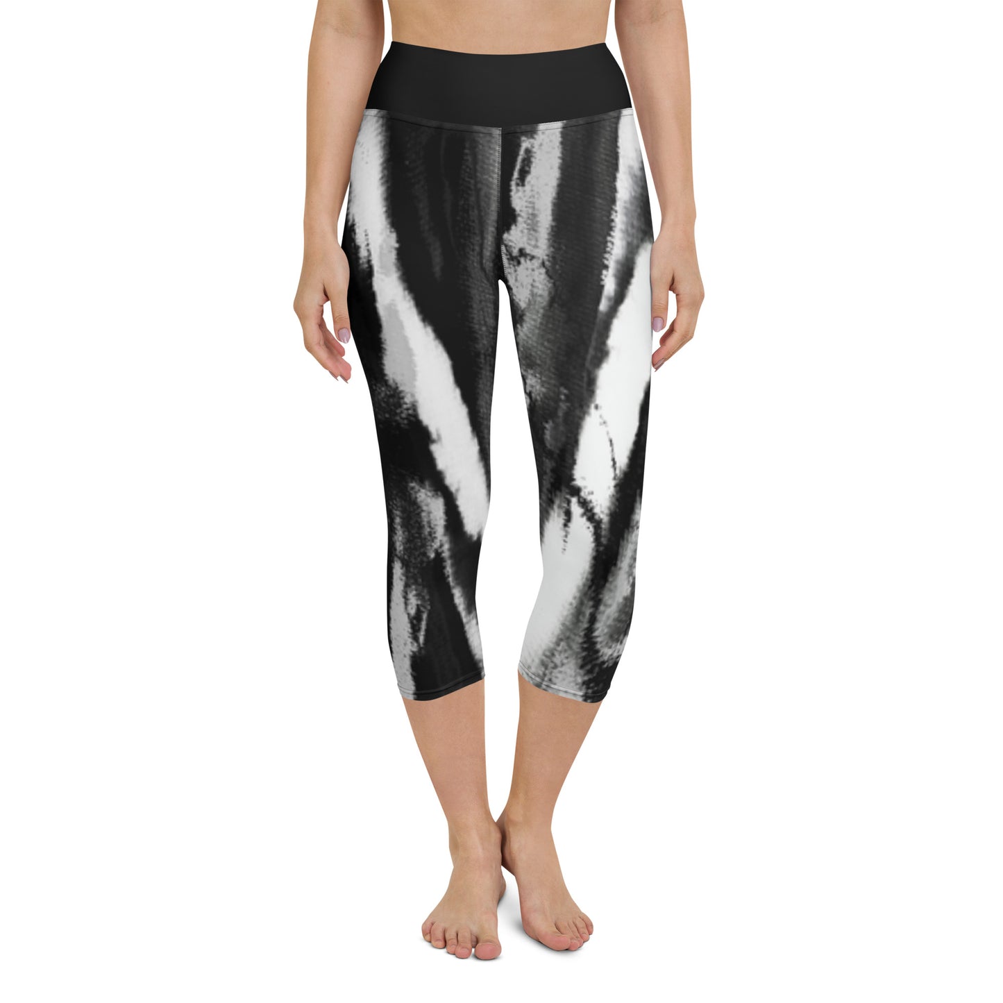 Smoke Yoga Capri Leggings