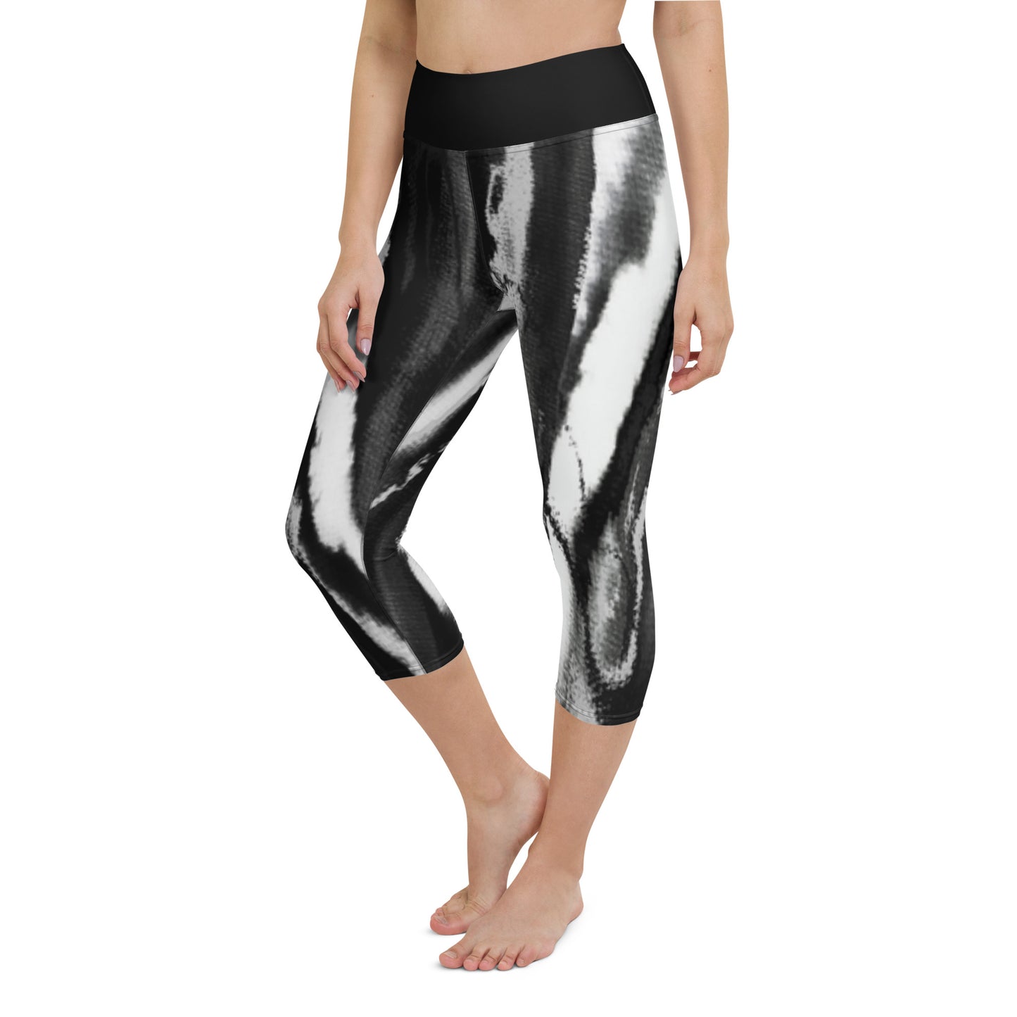 Smoke Yoga Capri Leggings